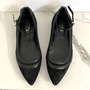 New Tod's Designer Flats - Luxury Suede & Leather Shoes